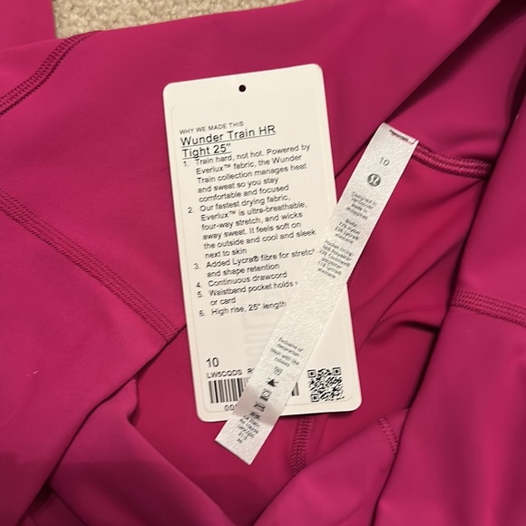 Lululemon Wunder Train 25” Ripened Raspberry - Picture 3 of 4